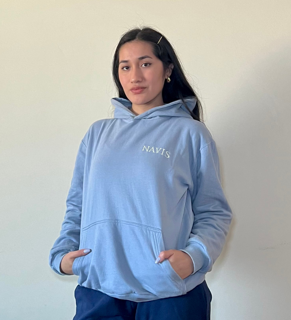 Polera Capucha Acero