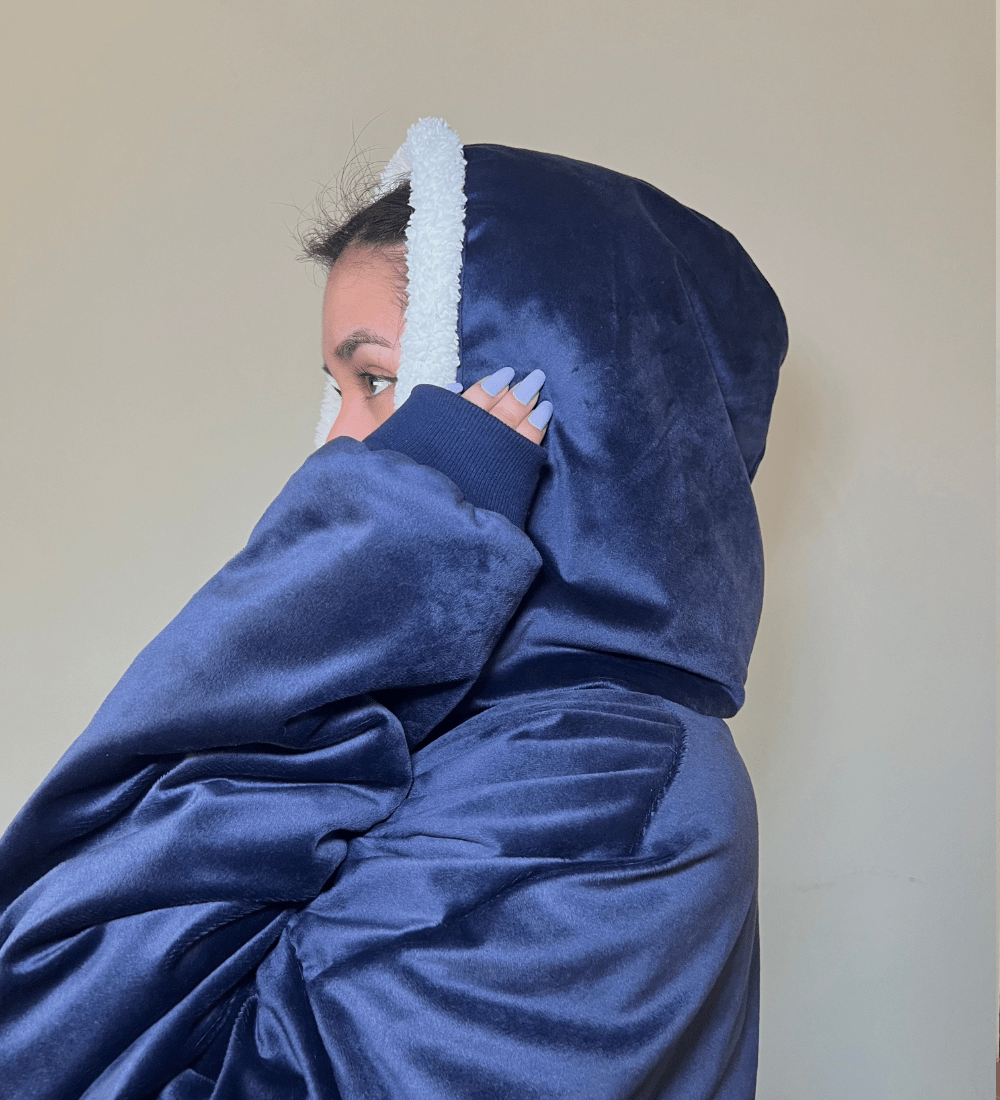 Poleron Inuit Azul