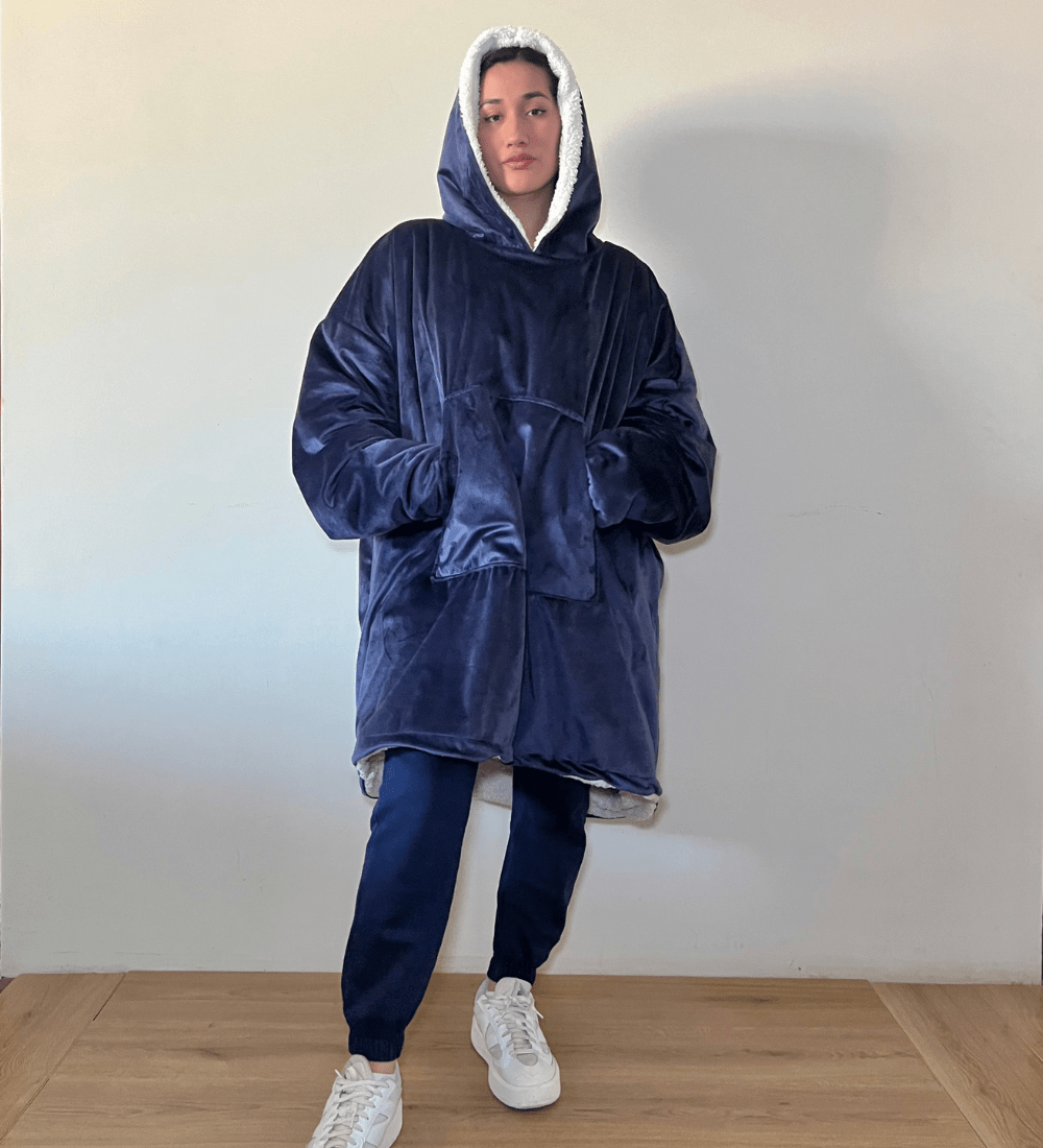 Poleron Inuit Azul
